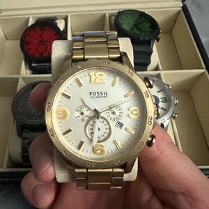 nate chronograph stainless steel